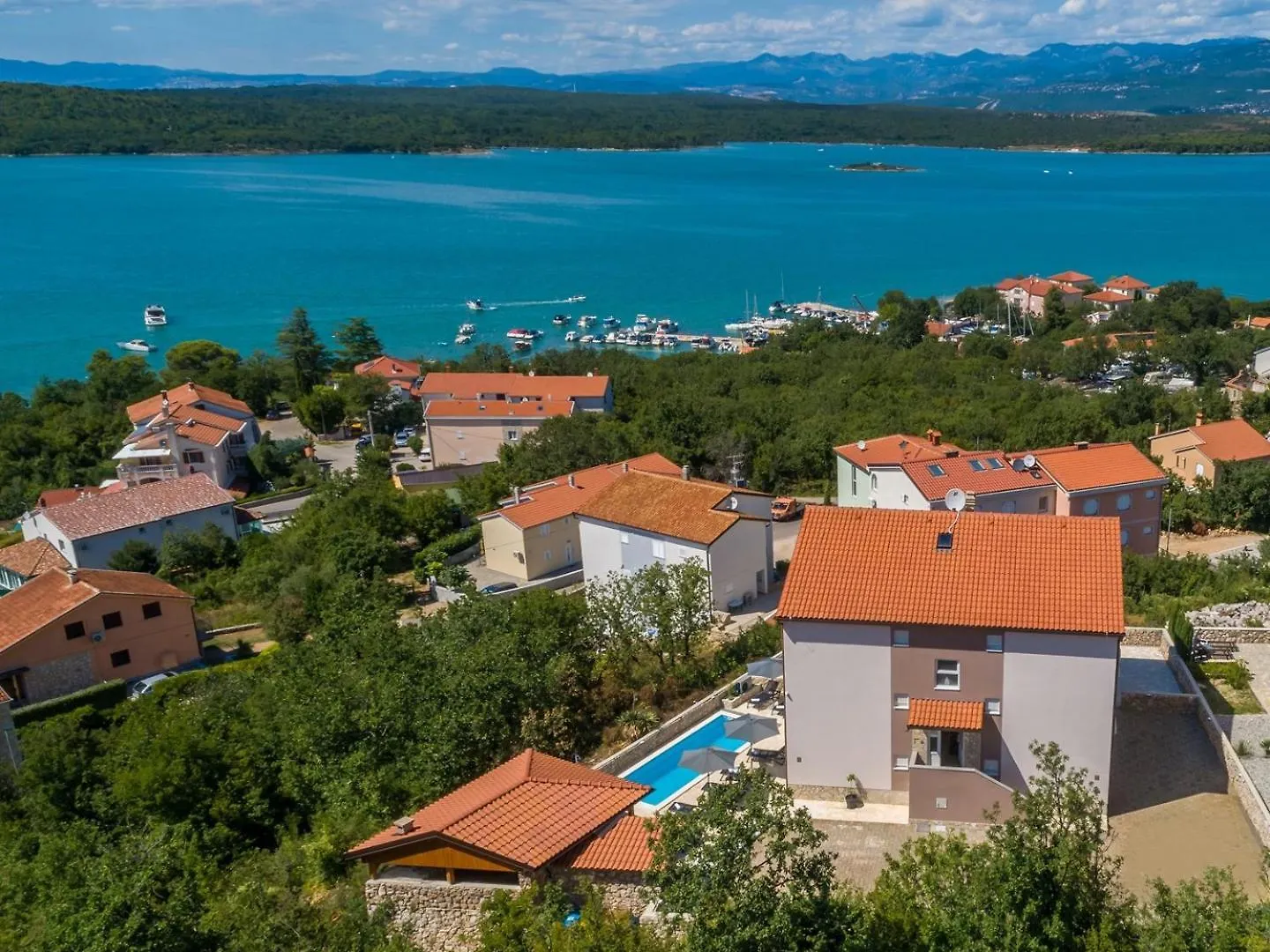 House Capri With Heated Pool And Sea View Hotel Klimno